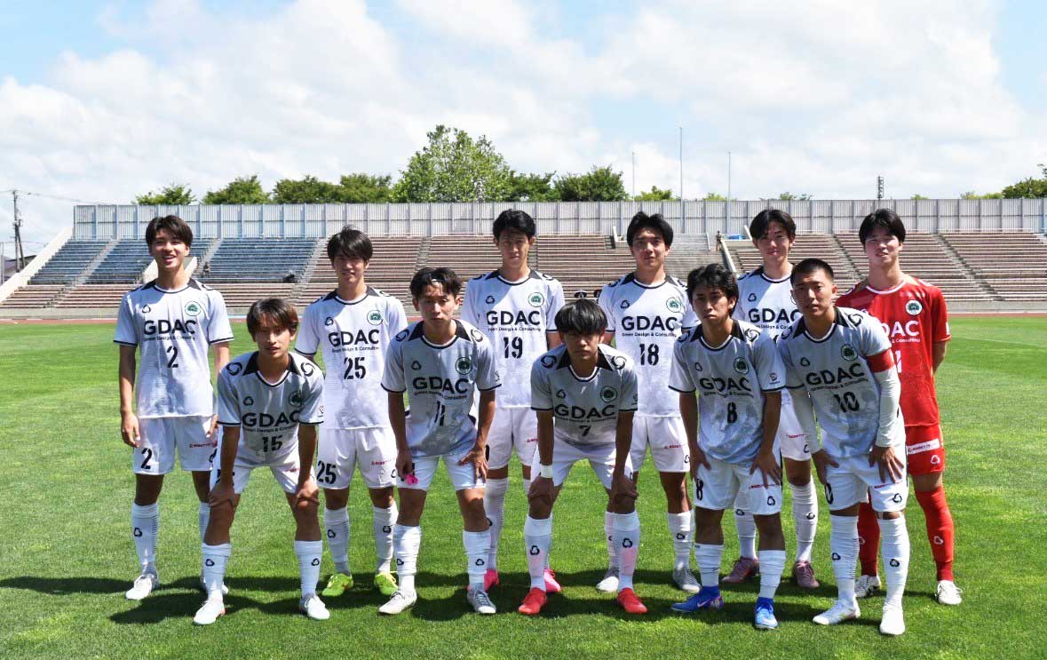 仙台大学サッカー部 白ユニフォーム